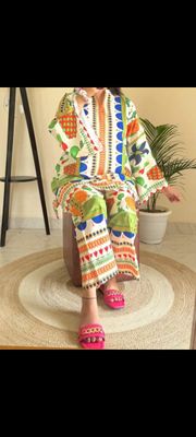 2Pis Co-ord Digital Floral Printed_img_4