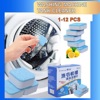 12 Pcs Washing Machine Cleaner Washer Cleaning Detergent Effervescent Washer Cleaner_img_0