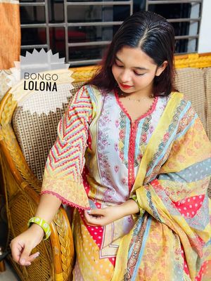 সুরভি শোভা (Suravi Shobha) Luxury Swiss Lawn Three-Piece_img_2