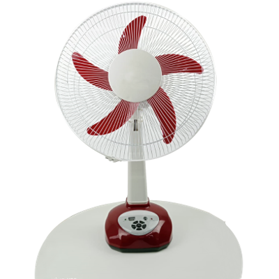 Defender Osk-2912 Rechargeable Table Fan Maroon - 12 Inch_img_0
