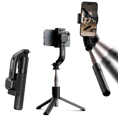 C06H Single Axis Gimbal Stabilizer Anti-Shake Tripod Bluetooth-compatible Selfie Stick_img_0
