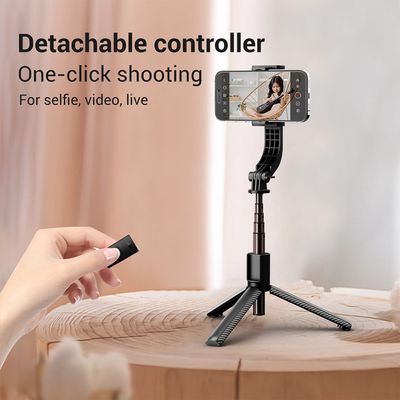 C06H Single Axis Gimbal Stabilizer Anti-Shake Tripod Bluetooth-compatible Selfie Stick_img_1