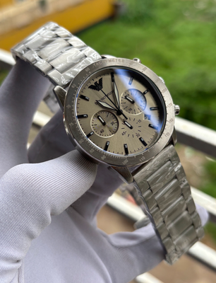 Armani Chronograph Chain Silver Grey Dial_img_0