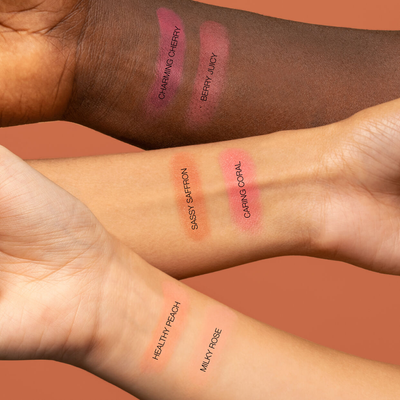 GloWish Cheeky Vegan Blush Powder Caring coral_img_2
