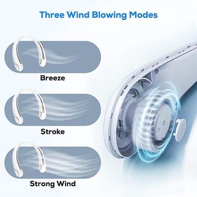 Bladeless Neck fan/cooler White Model A18, with 3 fan speeds_img_1