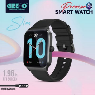 Geeoo W12 Bluetooth Calling Smart watch – Black_img_1