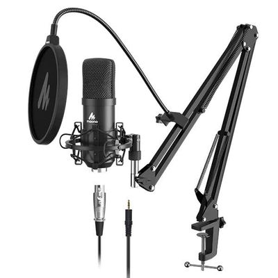 MAONO AU-A03 Condenser Microphone Professional Podcast Studio Microphone Audio 3.5mm Computer Mic For Live Streaming_img_1
