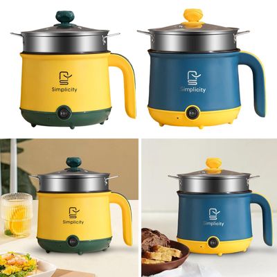 Electric Hot Pot 1 .8L MultiFunctional Portable Electric Cooker Non-stick_img_4