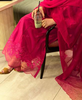 Hot pink Stitch Dress ♥️_img_7