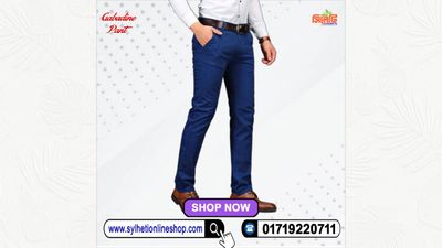 Men's Gabardine Pant (Navy Color)_img_0