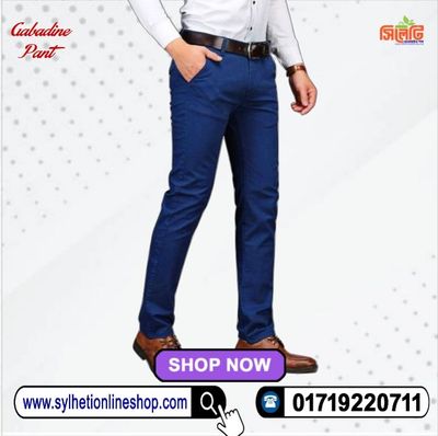 Men's Gabardine Pant (Navy Color)_img_1