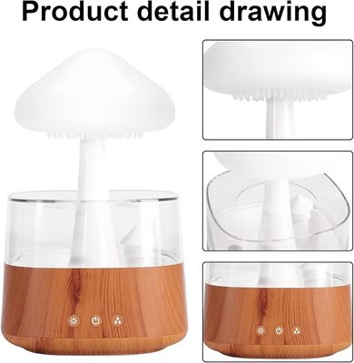 Rain Cloud Night Light Humidifier with Raining Water Drop Sound Oil Diffuser for Bedroom_img_3