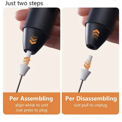 USB Rechargeable Milk Frother With 3 Speeds_img_1
