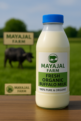 Fresh organic buffalo milk._img_0