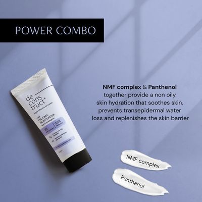 Oil-Free Moisturizer For Oily Skin - 3% NMF Complex + 0.2% Panthenol | Non Sticky, Fast Absorbing | 72 Hr Hydration 50gm_img_3