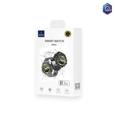 WiWU SW03 IPX68 Smart Watch – Black_img_1
