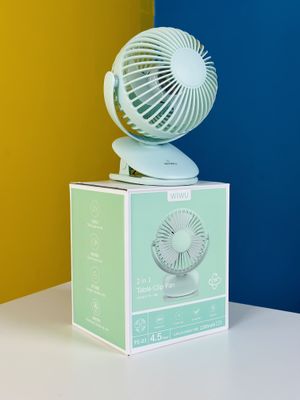 NEW!! mini Clip Fan 360 Degree Rotation Rechargeable Fan (WiWu FS03)_img_1