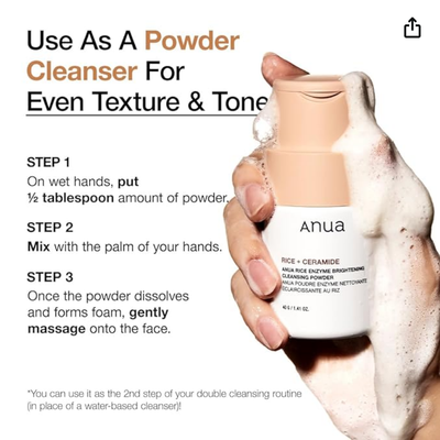 ANUA RICE ENZYME BRIGHTENING CLEANSING POWDER_img_3