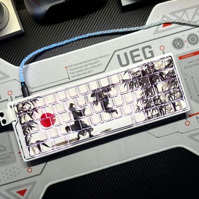 Samurai Eclipse Side Engraved PBT Keycaps 130Keys Cherry_img_0
