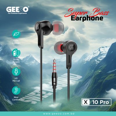 X10 PRO Super Bass Earphones – Deep Bass, Noise Isolation, High-Quality Sound_img_0