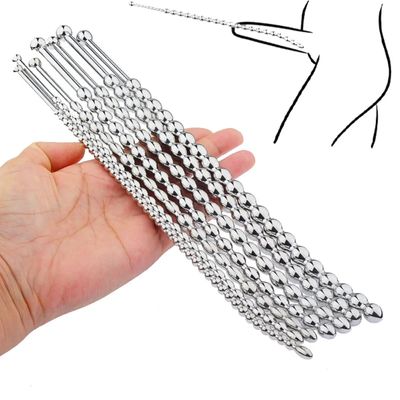 Male Urethral Penis Plug Dilator Ejaculation Delay Stainless Steel Long Size Dia 5/6/7/8/9/10 Mm Urethral Sounds Sex Toys Man_img_0