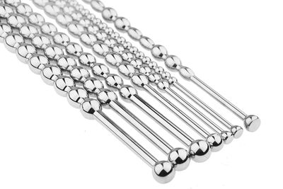 Male Urethral Penis Plug Dilator Ejaculation Delay Stainless Steel Long Size Dia 5/6/7/8/9/10 Mm Urethral Sounds Sex Toys Man_img_3