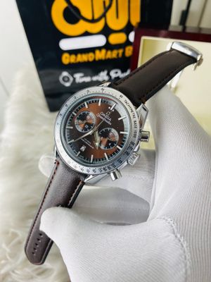 Omega speed master || Coffe strap_img_0