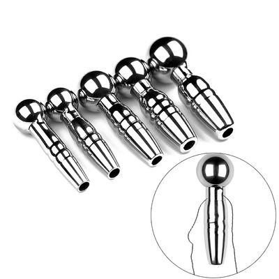Stainless Steel Urethral Sound Dilator Male Penis Plug Insert Toy Threaded Urethra Catheter Stimulator Adult Sex Toy for Men Gay_img_2