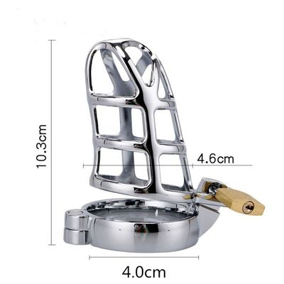 Metal Male Chastity Devices Hollow Cock Cage Penis Ring Sleeve Lockable Sex Toy for Men Bird Chastity Cage Bird Device For Adult_img_1