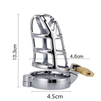 Metal Male Chastity Devices Hollow Cock Cage Penis Ring Sleeve Lockable Sex Toy for Men Bird Chastity Cage Bird Device For Adult_img_2
