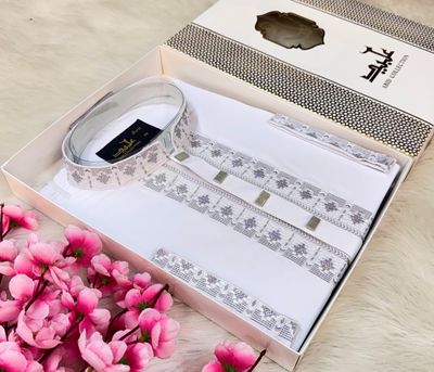 PREMIUM EMBROIDERY PANJABI || 🩵✨