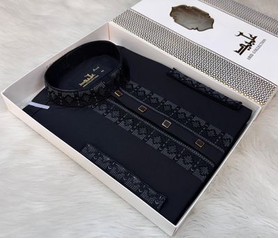 PREMIUM EMBROIDERY PANJABI || 🩵✨_img_1