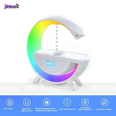 Anti-Gravity Water Drop Humidifier & Bluetooth Speaker with LED Atmosphere Light_img_2