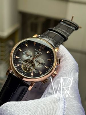 PATEK AUTO BELT ROSE GOLD CASE GREY DIAL_img_0