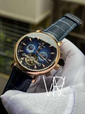 PATEK AUTO BLU BELT ROSE GOLD CASE BLU DIAL_img_0