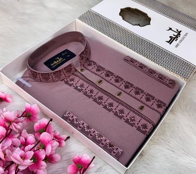PREMIUM EMBROIDERY PANJABI || 🩵✨