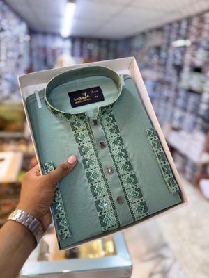 PREMIUM EMBROIDERY PANJABI || 🩵✨_img_3