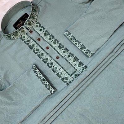 PREMIUM EMBROIDERY PANJABI || 🩵✨_img_4