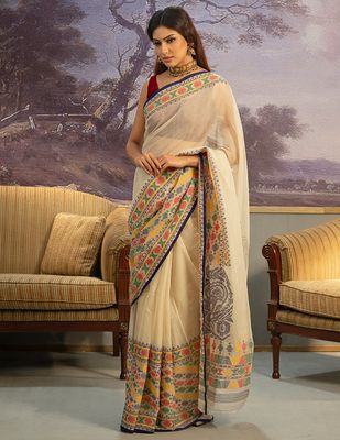 Elegant Jamdani Sharee – Timeless Bengali Heritage