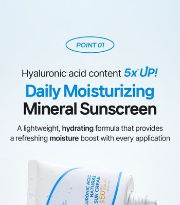 Isntree Hyaluronic Acid Natural Sun Cream SPF 50+ PA++++ 50ml_img_4