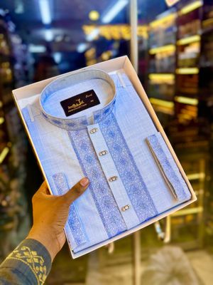 PREMIUM EMBROIDERY PANJABI || 🩵✨_img_2