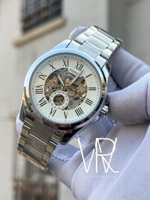 FOSSIL AUTO CHAIN 60 SEC EDITION WHITE DIAL_img_0