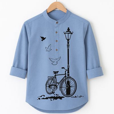 Men's Premium Cotton Katua(A bicycle)_img_0