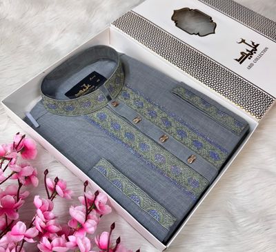PREMIUM EMBROIDERY PANJABI || 🩵✨_img_0
