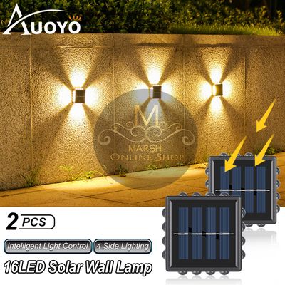 🔰✅Auoyo 2PCS Solar Wall Lamp Outdoor_img_1