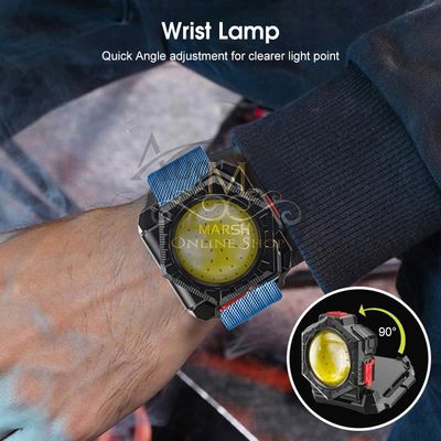 🔰✅Auoyo 3 in 1 COB Watch Shaped Rechargeable LED Lamp_img_1