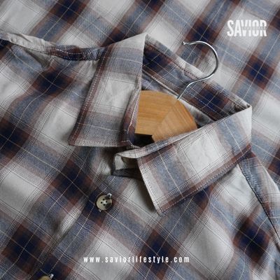 Desert Check - Full Sleeve Pocket Less Check Shirt_img_2