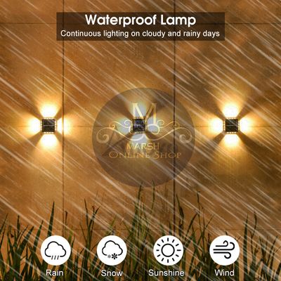 🔰✅Auoyo 2PCS Solar Wall Lamp Outdoor_img_2
