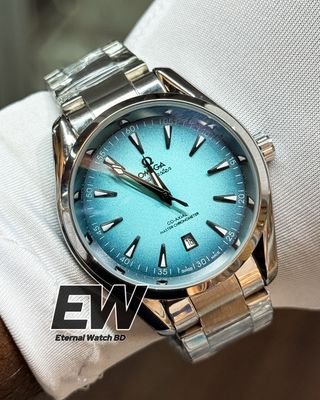 OMEGA AUTOMATIC SPEED MASTER CHAIN TIFFANY DIAL_img_3