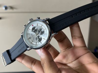 HILFIGER CHRONO BLACK FIBER BELT_img_0